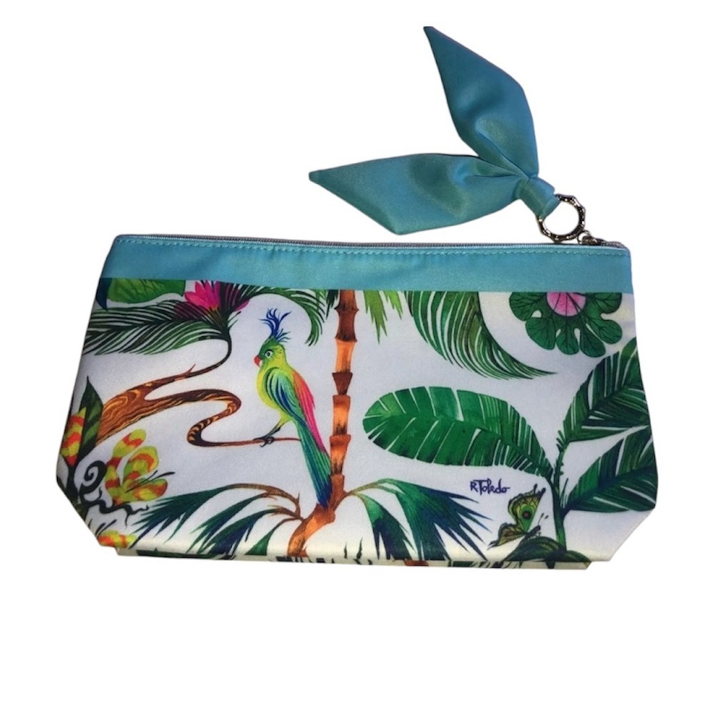 Estee Lauder Tropical Birds of Paradise Cosmetic Makeup Bag NEW